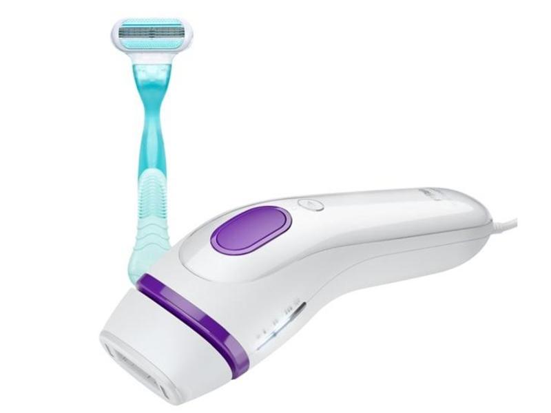 IPL epilátor BRAUN Silk Expert BD 3001 IPL, bílá/purpurová