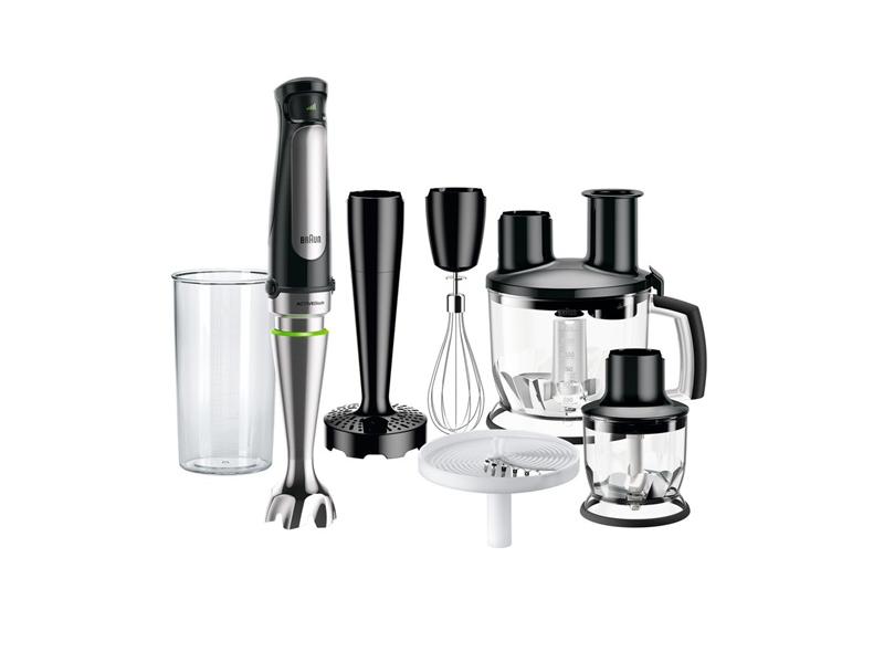 Tyčový mixér BRAUN MQ 7087, černá/nerezová ocel