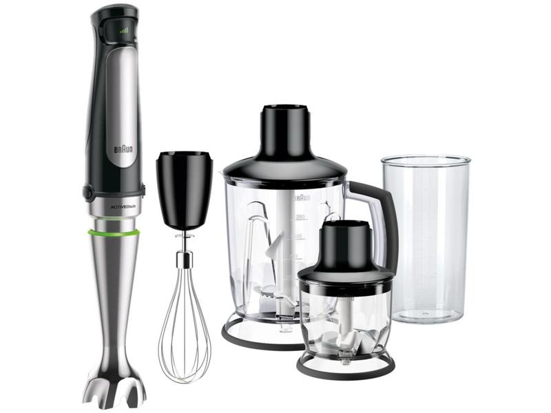 Ponorný mixér BRAUN MQ7045, černá/nerez (black/nerez)