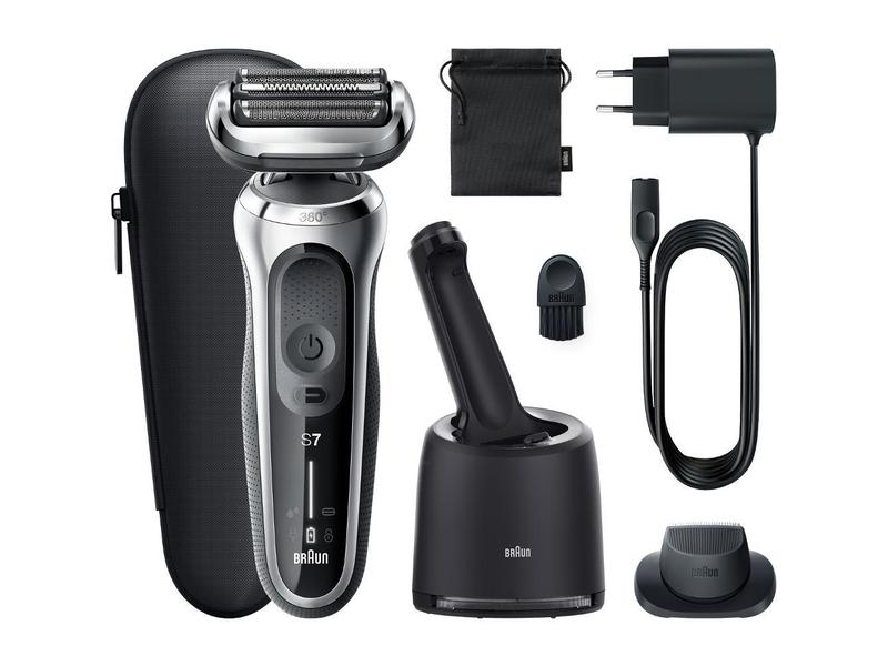 Pánský holící strojek BRAUN Series 7 71-S7200cc Wet & Dry Silver