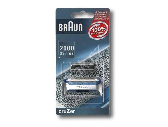 Planžeta BRAUN CombiPack Series1/Z - 20S  stříbrný - náhradní díl