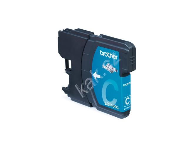 Inkoustová náplň BROTHER  LC1100C, azurová (cyan)