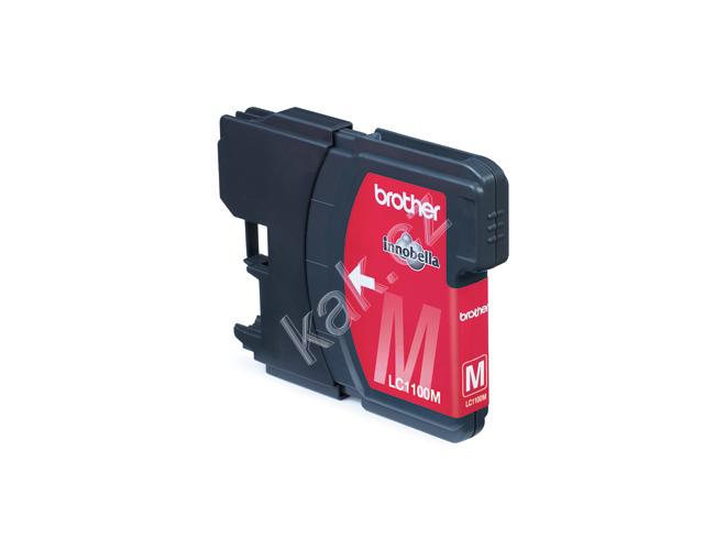 Inkoustová náplň BROTHER  LC1100M, purpurová (magenta)