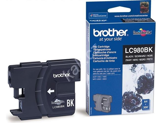 Inkoustová náplň BROTHER  LC-980BK, černý (black)