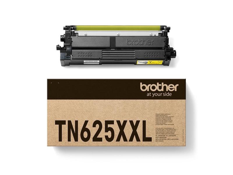 Originální toner BROTHER TN625XXLY, žlutá (yellow), 6.500 stran