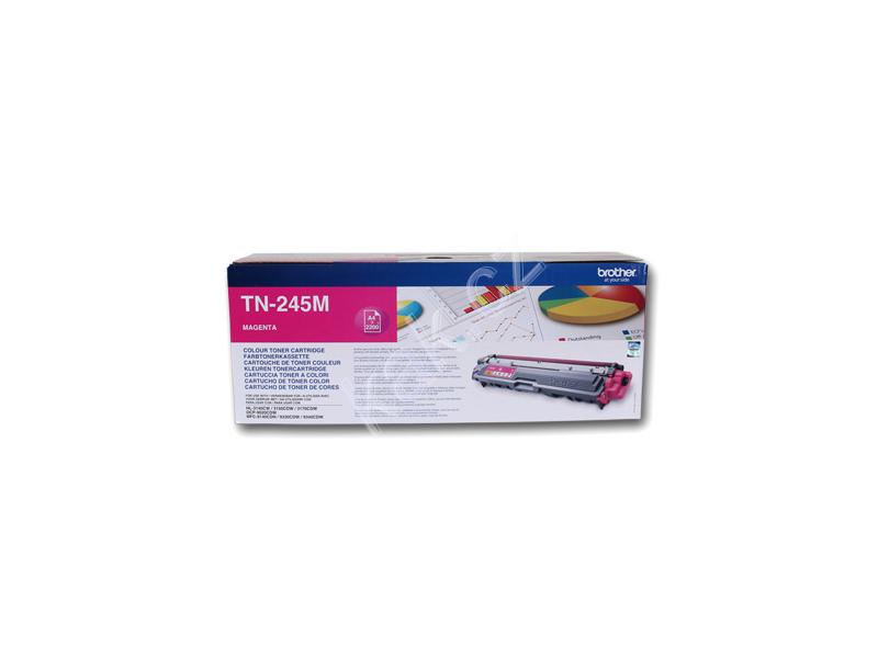 Toner pro BROTHER TN-245M, purpurová (magenta), 2.200 stran