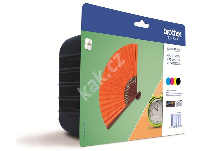 Inkoustová náplň BROTHER  LC-129XLVALBP (multipack CMYK)