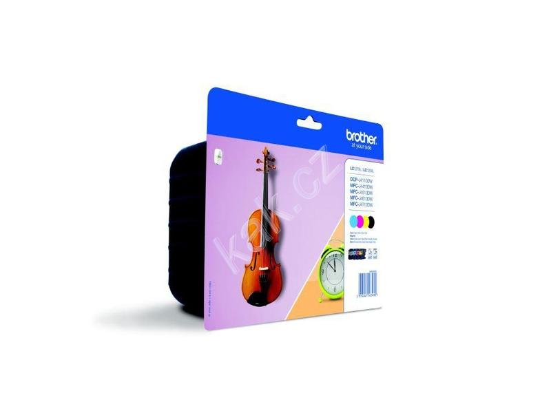 Inkoustová náplň BROTHER  LC-127XLVALBP (multipack- Bk+CMY)