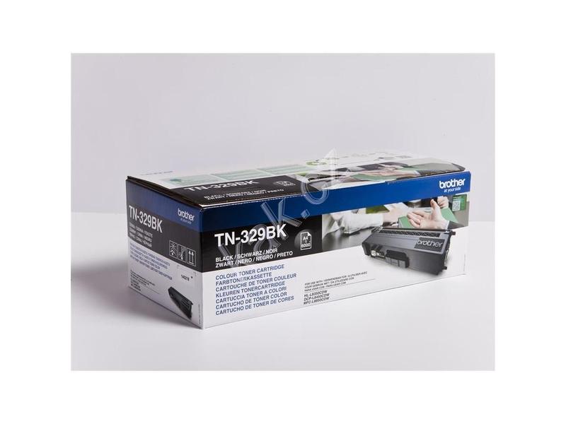 Toner BROTHER  TN-329BK, černý (black), 6.000 stran