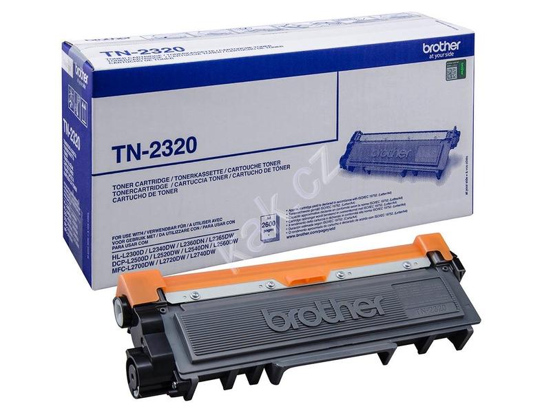 Toner BROTHER  TN-2320, černý (black), 2.600 stran