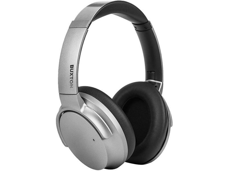 Bezdrátová sluchátka BUXTON BHP 18000 SILVER DILHAM, stříbrná