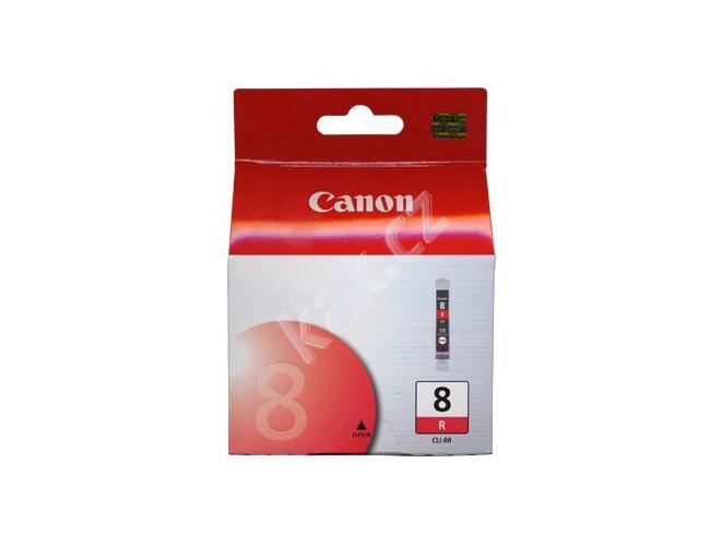 Inkoustová náplň CANON  CLI-8R, červená (red)