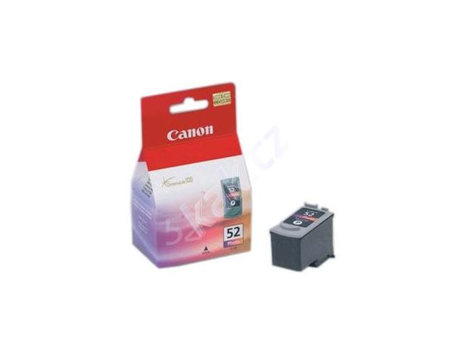Inkoustová náplň CANON  CL-52 Photo, barevná (color), 21 ml