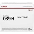 Obrázek k produktu: CANON CRG-039H, černý (black), 25.000