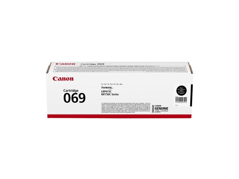 Originální toner CANON Cartridge 069 BK, černá (black), 2.100 stran