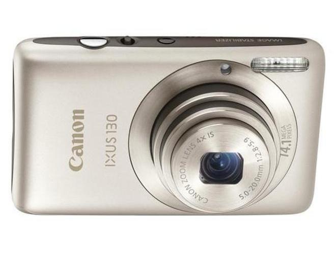 Digitální fotoaparát CANON  IXUS 130 IS, stříbrný (silver)