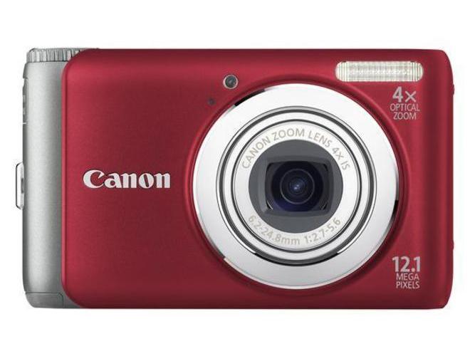 Digitální fotoaparát CANON  PowerShot A3100, červený (red)