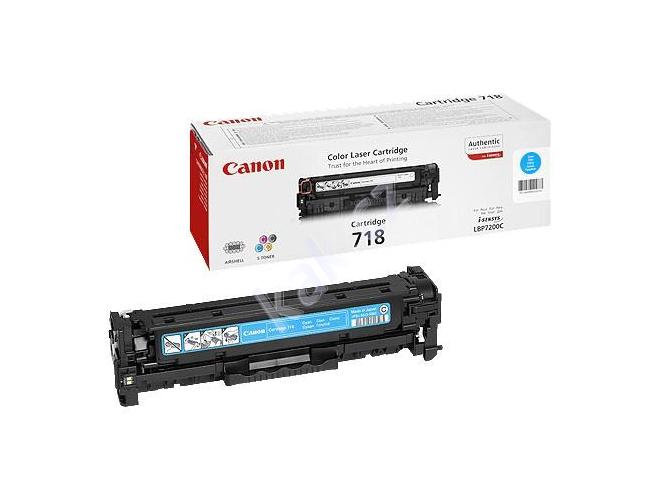 Toner CANON  CRG-718C, azurový (cyan), 2.900 stran