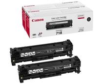 Obrázek k produktu: CANON CRG-718BK (2-pack), černý (black), 2x3.400stran