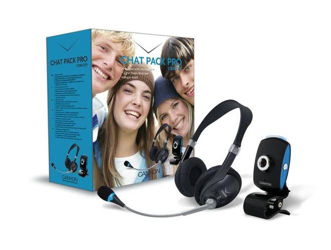 Webkamera CANYON  CNR-CP3G Chat Pack 3