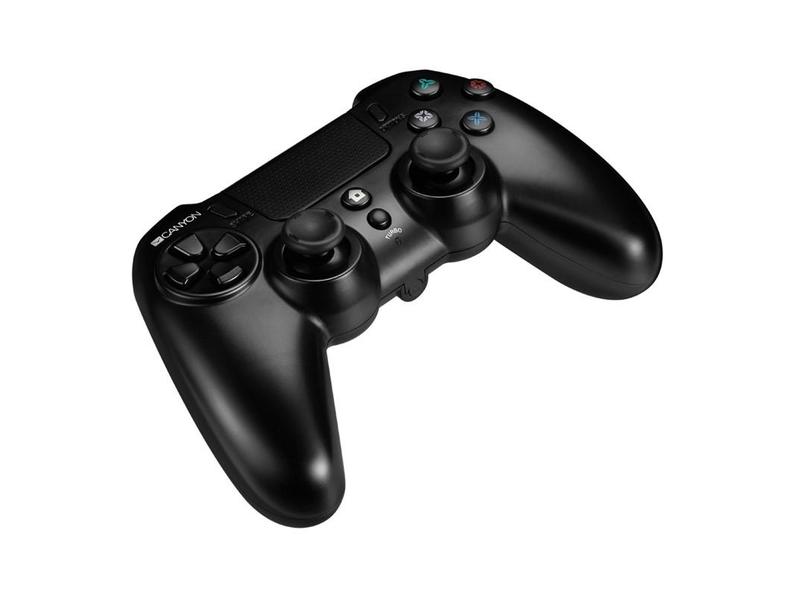 Gamepad Canyon s touchpadem pro PS4, bezdrátový - černý