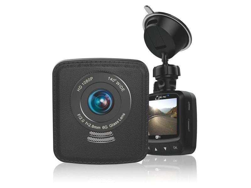 Kamera do auta CEL-TEC E09w GPS, černá (black)