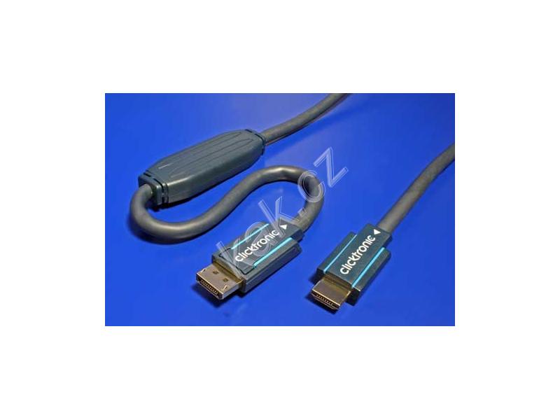 Clicktronic  DisplayPort - HDMI kabel 10m