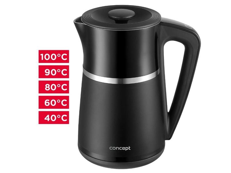 Rychlovarná konvice s regulací teploty CONCEPT RK3100