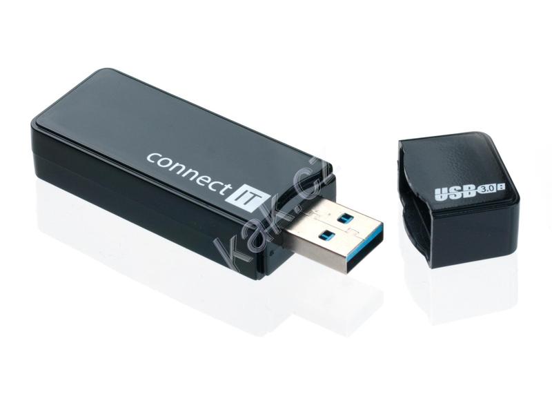 Čtečka paměťových karet CONNECT IT  CI-104, černý (black)