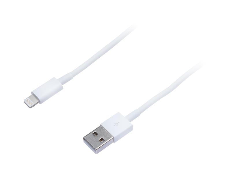 Datový kabel CONNECT IT  Lightning to USB Cable 2m, bílý (white)