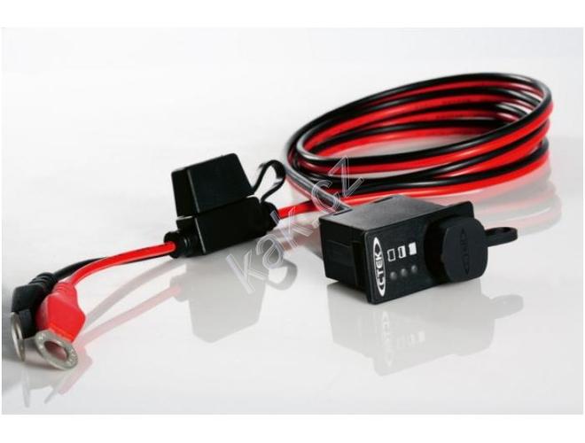 Konektor CTEK  komfort panel 1,5m s indikací stavu baterie