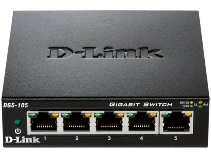 D-LINK DGS-105 kovový 5-port