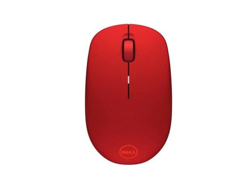 Bezdrátová myš k notebooku DELL WM126, červená (red)