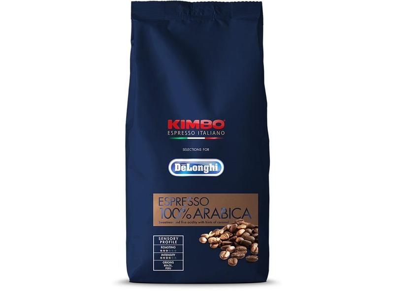 Zrnková káva DELONGHI KIMBO Espresso 100% Arabica 250g