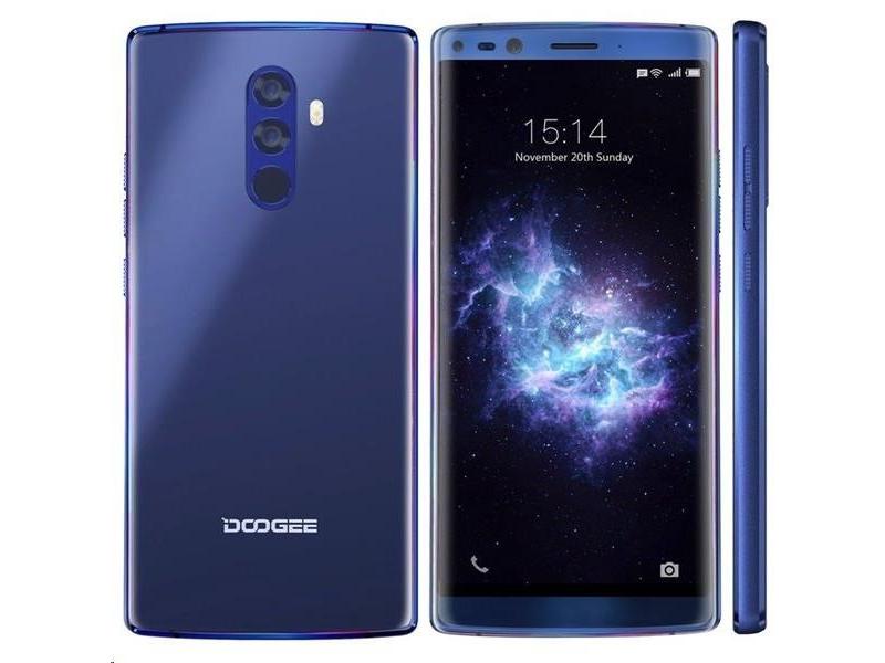Mobilní telefon DOOGEE MIX 2, CZ LTE, Dual SIM, 6GB/64GB, modrá (blue)
