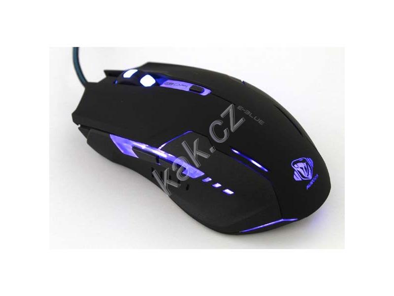 Myš E-BLUE  Auroza G, černá (black)