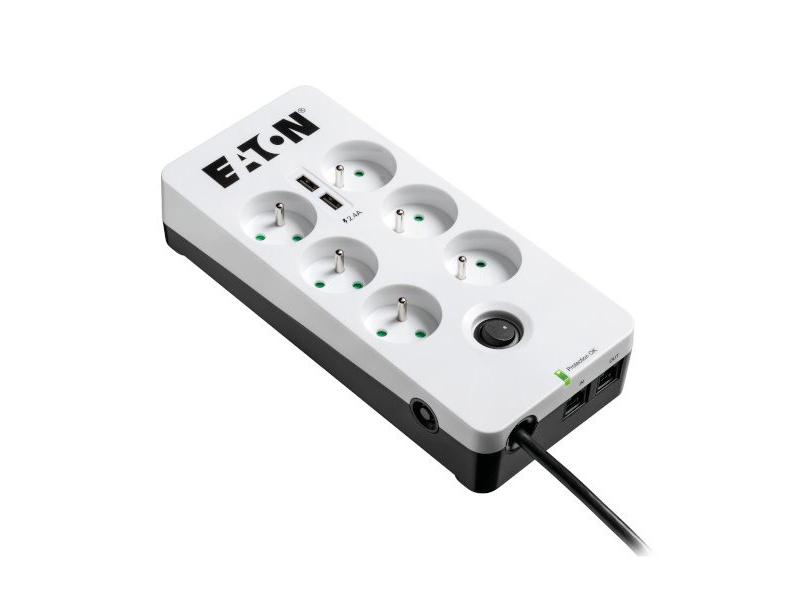 Přepěťová ochrana EATON Protection Box 6 Tel@ USB FR