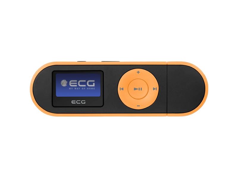 MP3 přehrávač ECG PMP 20 4GB, černo-oranžová