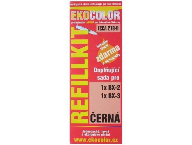 Refillkit EKOCOLOR  ECCA 218-B, černý (black), 2x20ml