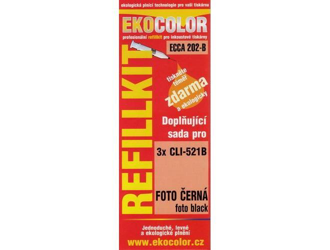 Refillkit EKOCOLOR  ECCA 205-B, černý (black), 2x14ml