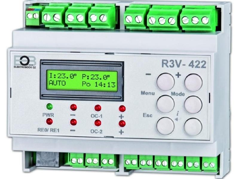 Regulátor tří a čtyřcestných ventilů ELEKTROBOCK R3V-422