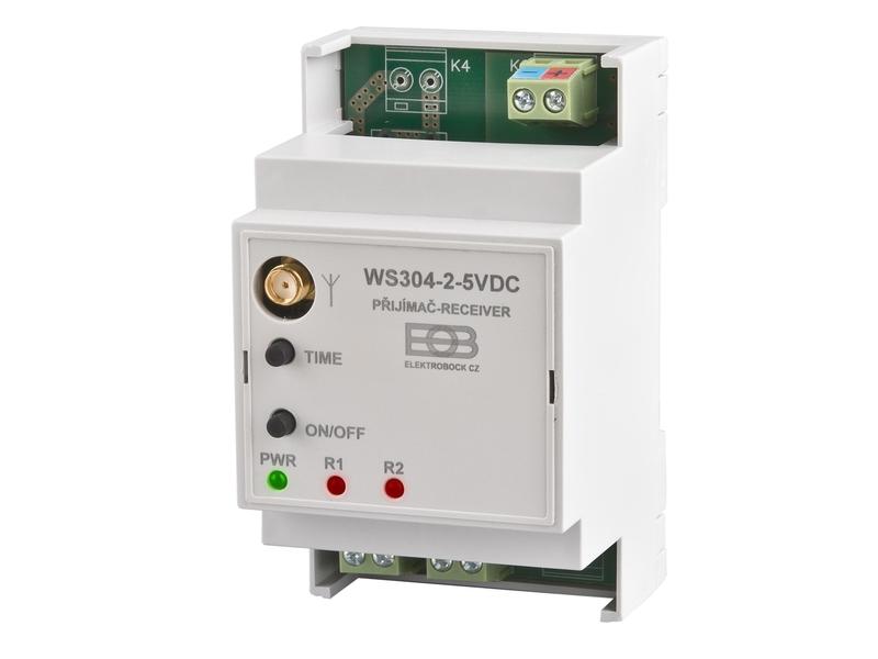 Dvou-kanálový přijímač ELEKTROBOCK WS304-2 5VDC