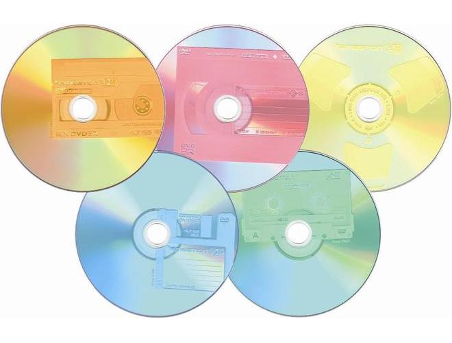DVD-R médium EMGETON  DVD-R 16x color retro edition, 25ks cakebox