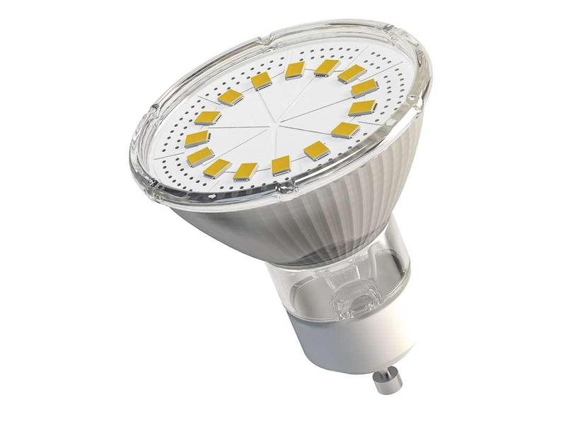 LED žárovka EMOS MR16, 4W/30W GU10, CW
