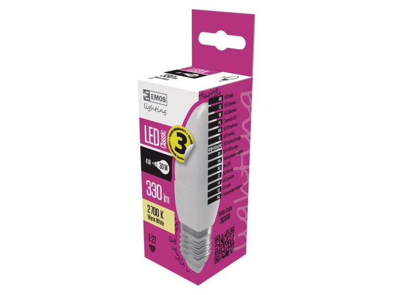 LED žárovka EMOS CLASSIC CANDLE 4W(30W)