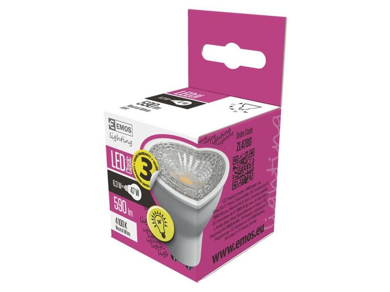 LED žárovka EMOS PREM MR16 36°