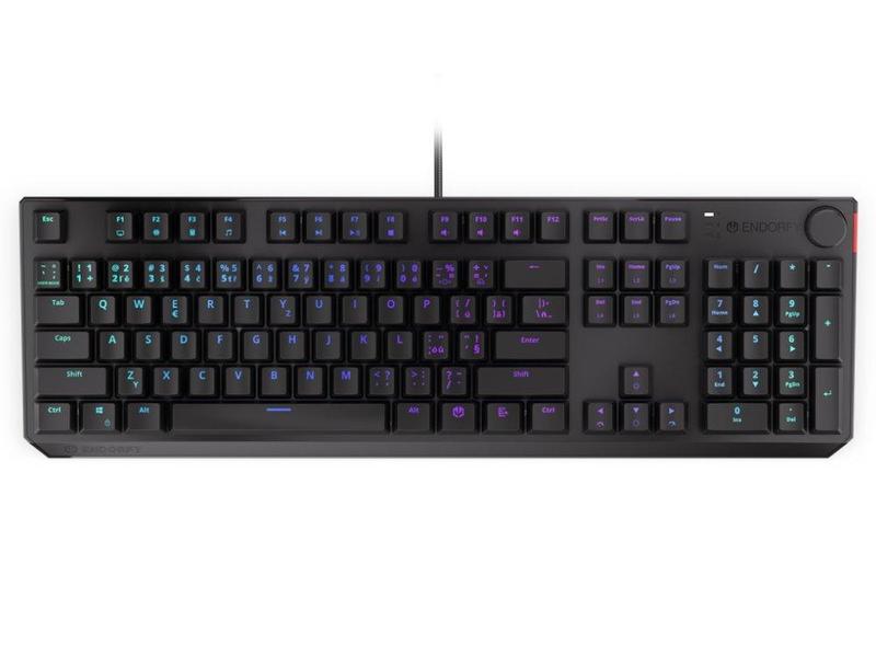 Herní drátová klávesnice ENDORFY Thock Red