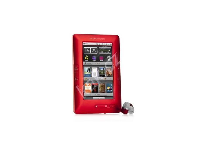Ebook reader ENERGY  eBook Color eReader C4+ Touch Titanium Red 8GB, červená (red)