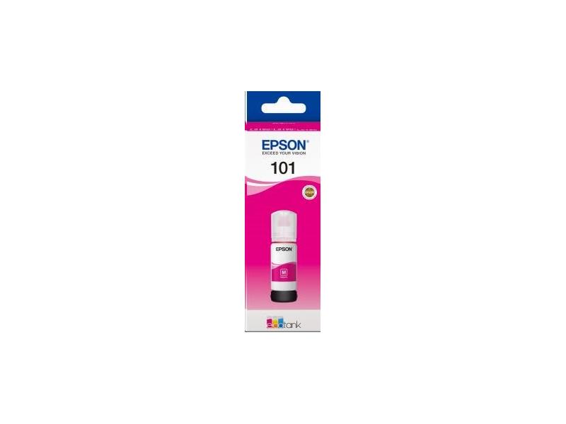Inkoustová náplň EPSON EcoTank bottle 101, purpurový (magenta), 70 ml