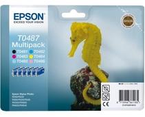 Obrázek k produktu: EPSON C13T04874010, černá + azurová + purpurová + žlutá, multipack